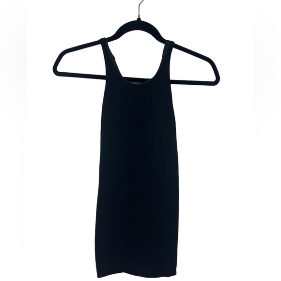 A.L.C Black Cross Back Tank - Picture 1 of 5